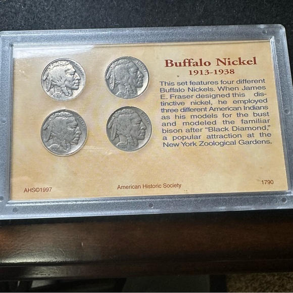 Coins of The American Frontier Buffalo Nickel Collection Dates 1930, 35, 36, 37 - Picture 16 of 16
